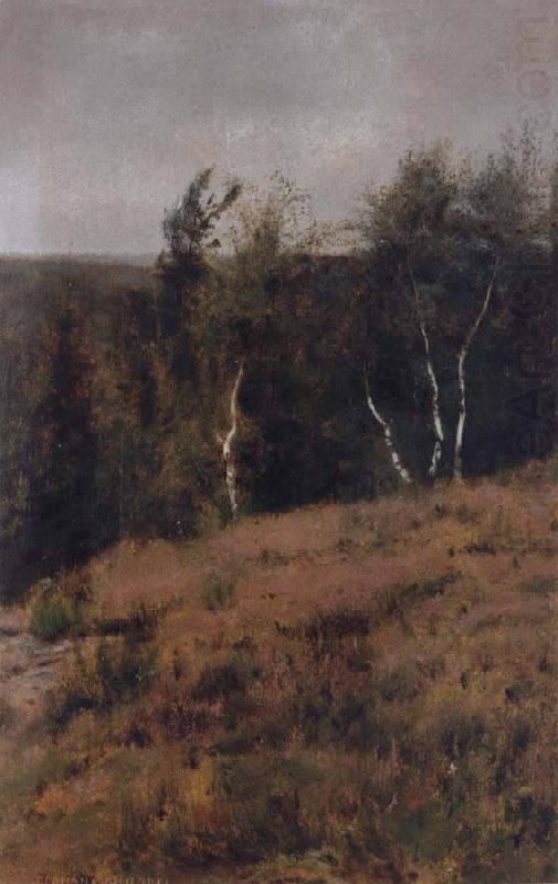 Fernand Khnopff In Fosset,Birches china oil painting image